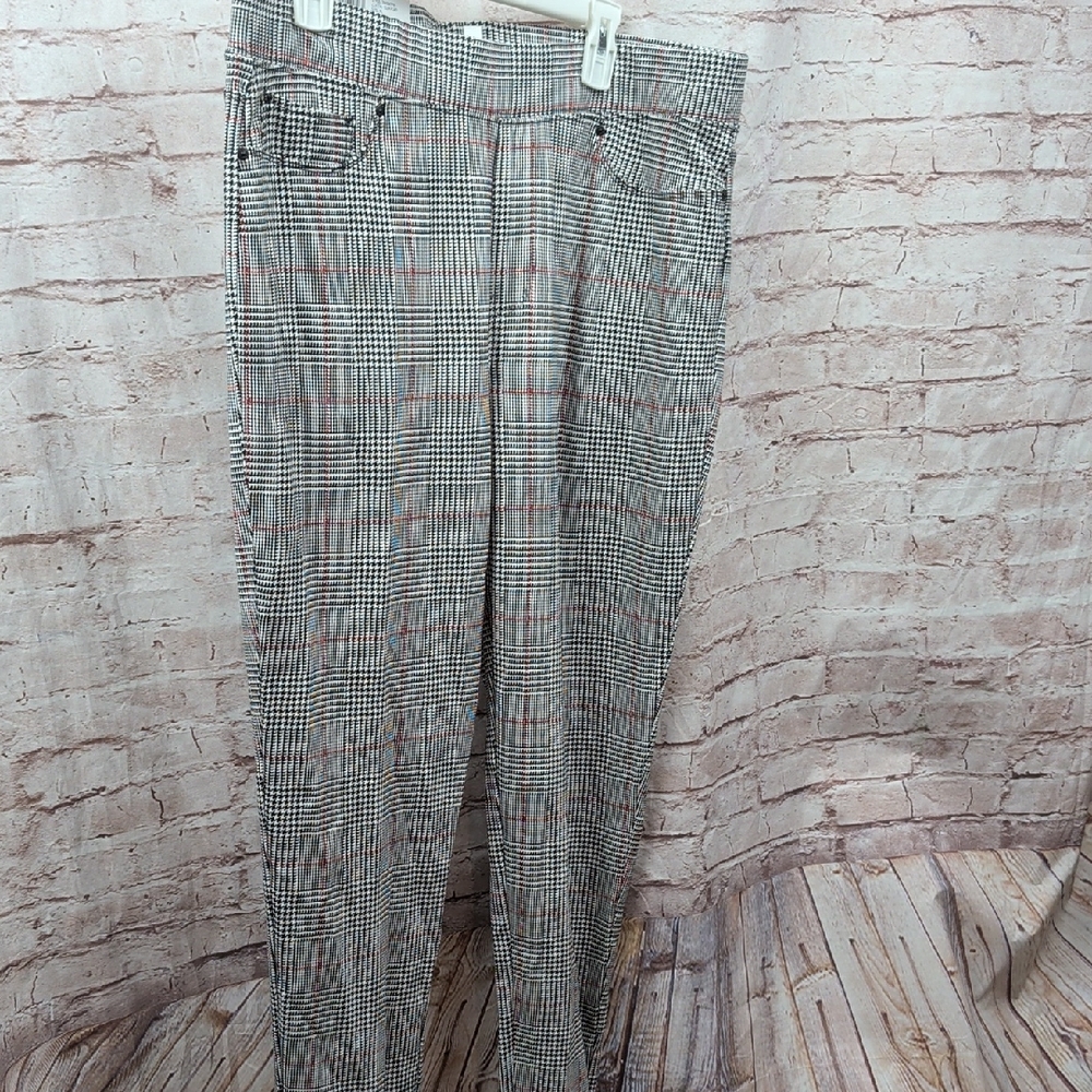 Seven 7 Plaid Leggings Skinny XL New Nwt